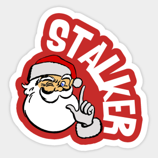 Santa Stalker Sticker